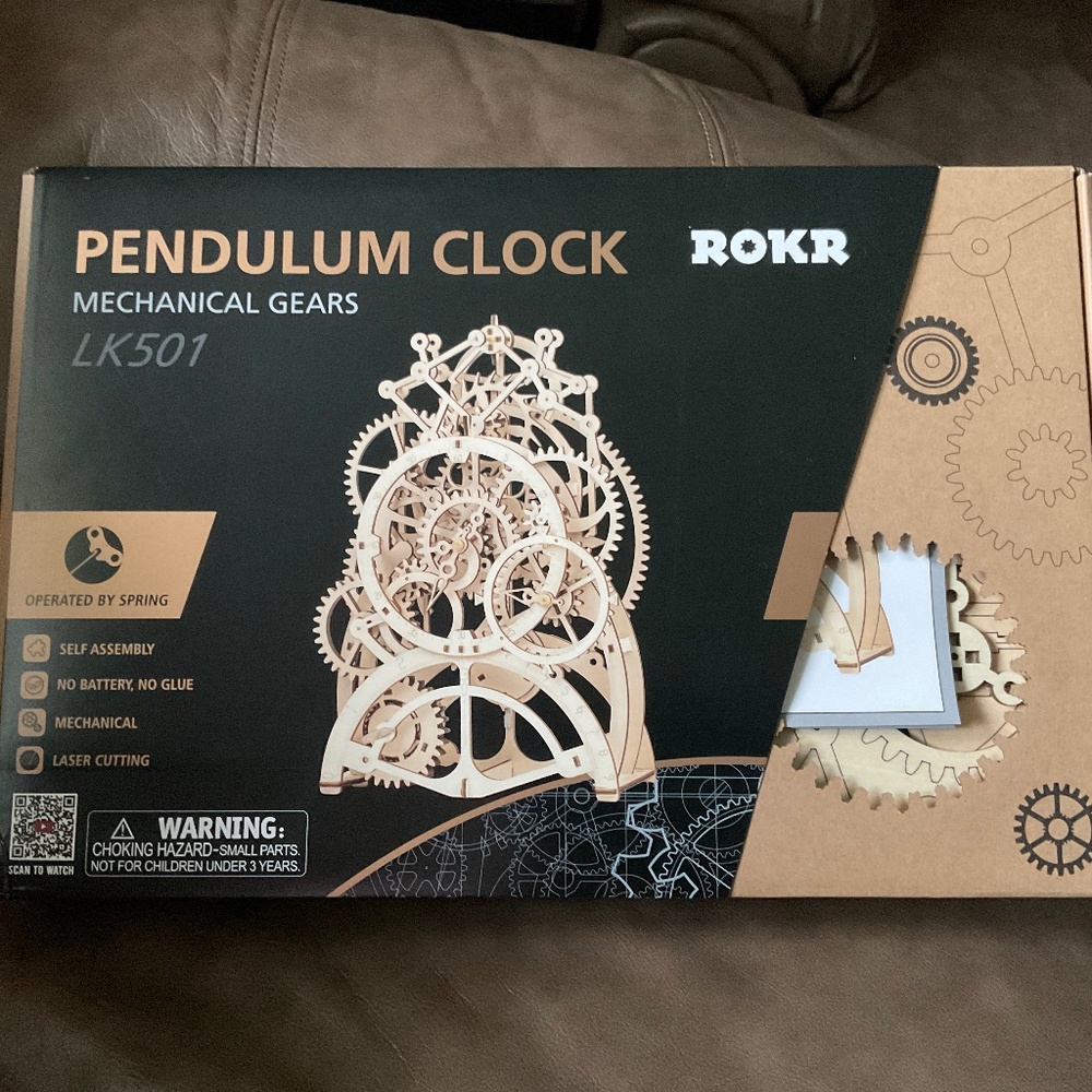 ROKR Pendulum Clock Mechanical Gears